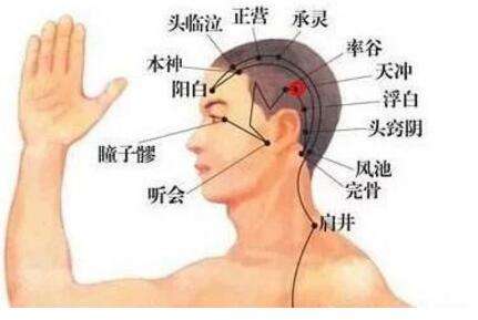 北京养生保健穴位按摩法头面部穴位按摩法